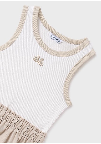 10-16 Yaş Kız Çocuk Bej Elbise - Bej indirimleri