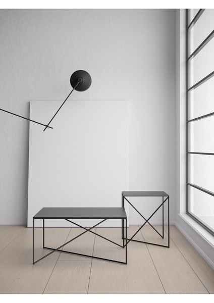 Sat Siyah Metal Orta Sehpa modelleri