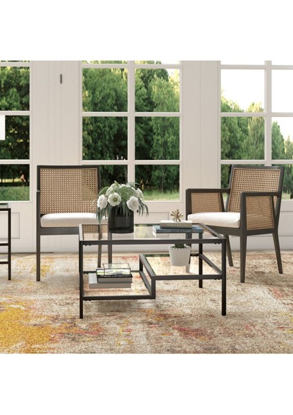 Nou Siyah Metal Kare Orta Sehpa fiyatları