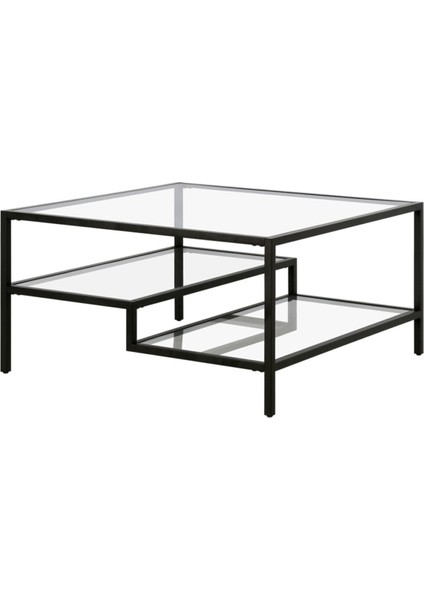 Nou Siyah Metal Kare Orta Sehpa modelleri