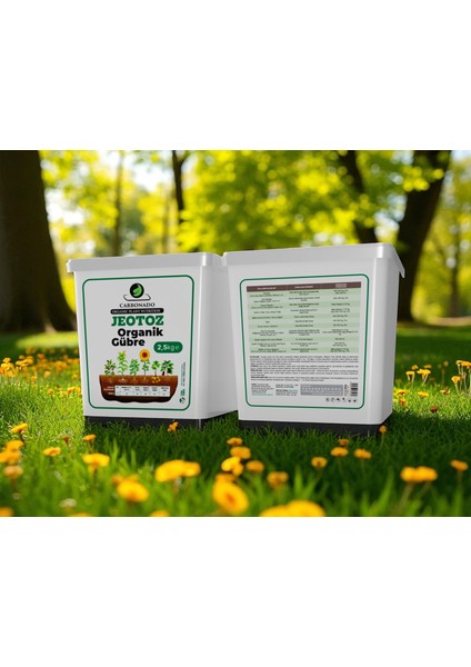 Jeotoz Organik Gübre 2,5 kg – Doğal Bitki Besini, Yüksek Verim ve Sağlıklı Gelişim