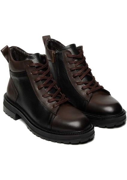 Bağcıklı Termo Taban Düz Bot 023-127 Erkek Bot fiyatları