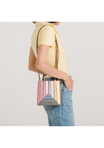 Bayanlar Omuzdan Askili Çanta Kontrast Renk Ekleme Çanta Çapraz Çanta (Yurt Dışından) modelleri