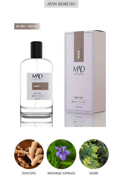 Mad W160 Selective 100 ml Erkek Parfüm fiyatları