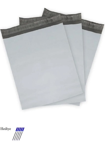 Cepsiz Küçük Boy Kargo Poşeti 24X30+5 cm - 300 Adet (40+40=80 Mikron)