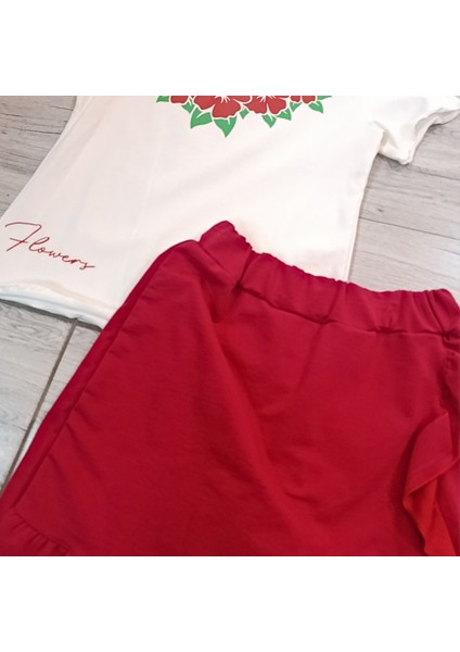 Büyük Kız Çocuk Şort Etekli Ikili Takım fiyatları