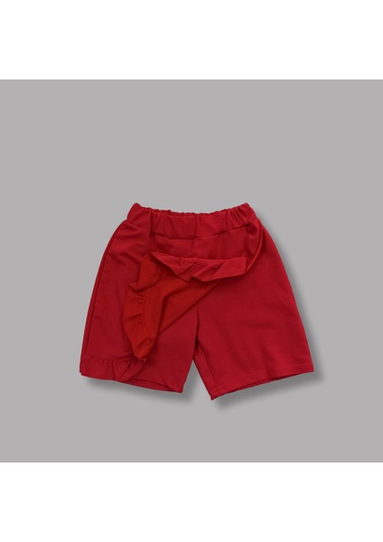 Büyük Kız Çocuk Şort Etekli Ikili Takım modelleri