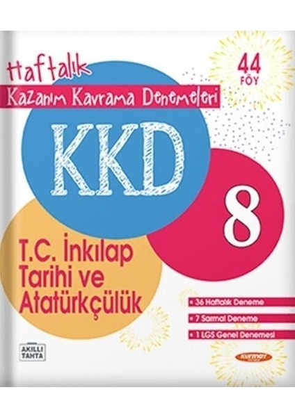Kurmay 2026 8. Sınıf T.c. Inkılap Tarihi ve Atatürkçülük Kkd Haftalık Kazanım Kavrama Denemeleri