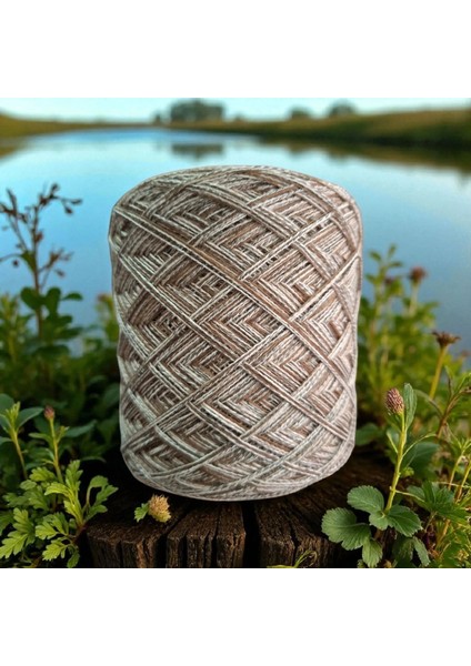 4 Kat Pamuk Viskon Karışımı Tasarim El Örgü İpi 210 gr