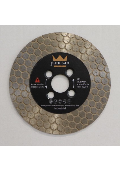 - Petek Çift Yanak Porselen Kesici Disk Uzun Süreli