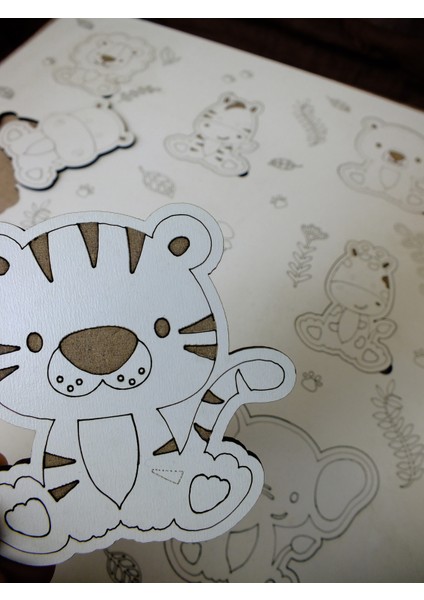 Ahşap Puzzle 0-6yaş Büyük Boy fırsatları