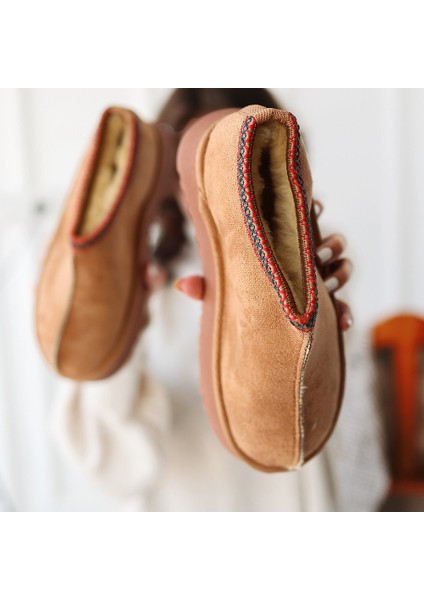 Taba Süet Yüksek Taban Kadın Düz Bot fırsatları