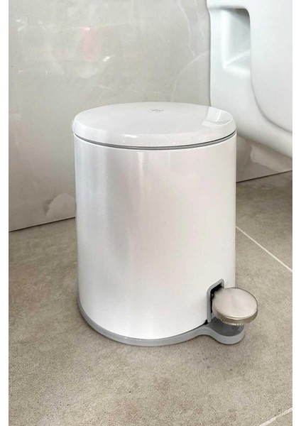 Cigo Banyo Çöp Kovası Tuvalet Fırçası 2'li Beyaz modelleri