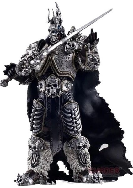 World Of Warcraft Arthas Death Knight 7 Inç Lich King Renkli Kutulu Figür (Yurt Dışından)