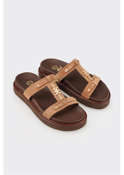 Naturel Deri Kadın Spor Terlik fiyatları