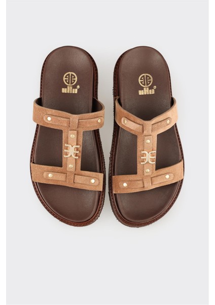 Naturel Deri Kadın Spor Terlik fırsatları