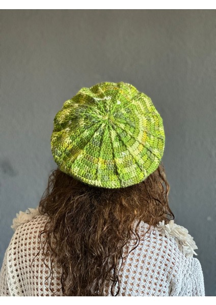 El Örgüsü Fransız Ressam Kadın Bere Yeşil fiyatları