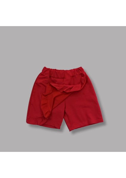 Büyük Kız Çocuk Şort Etekli Ikili Takım modelleri