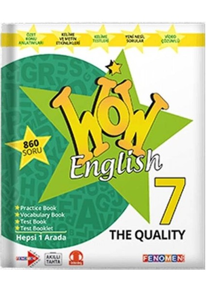 Gama Okul 2026 7. Sınıf English Fenomen Wow The Qualıty