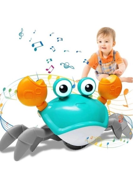 Şarjlı Müzikli Hareketli Oyuncak Yengeç Yürüme Yardımcısı Otomatik Sensörlü fiyatları
