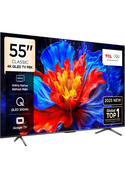55P8K 55'' 139 Ekran Uydu Alıcılı 4K Ultra HD QLED Google TV fiyatları