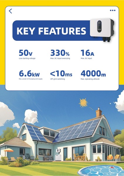 Swatten Sıh-5kw-Sh Tek Fazlı Izole Hybrid Inverter indirimleri