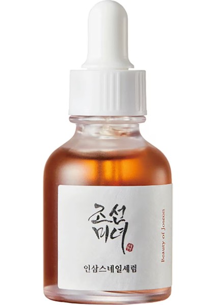 Revive Serum: Ginseng + Snail Mucin - Onarıcı ve Yşlanma Karşıtı Serum 30 ml