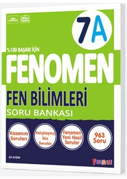 Fenomen 2026 7. Sınıf Fen Bilimleri A Fenomen Soru Bankası