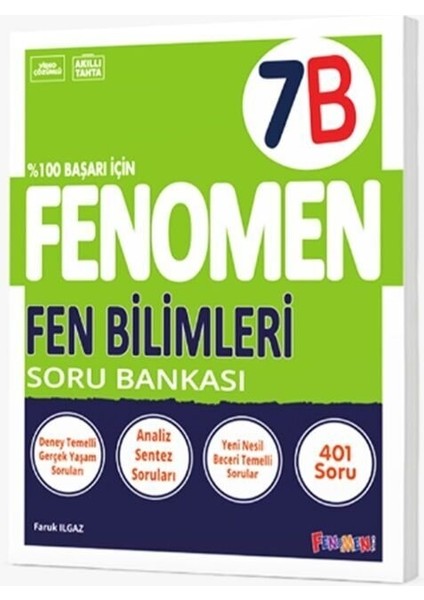 Fenomen 2026 7. Sınıf Fen Bilimleri B Fenomen Soru Bankası