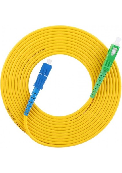 Sc / Upc To Sc / Apc Fiber Optik Kablo Fiber Optik Patch Cord Kablo 15M
