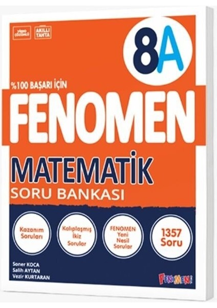 Fenomen 2026 8. Sınıf Fenomen Matematik A Soru Bankası