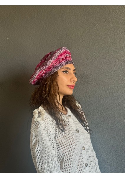 El Örgüsü Fransız Ressam Kadın Bere Ebruli indirimleri