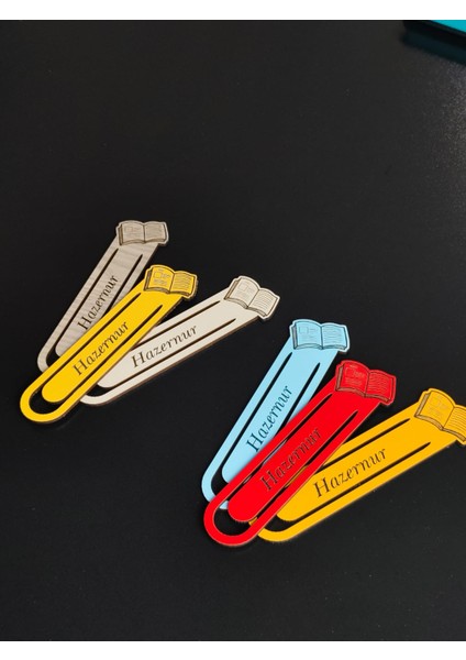 Kişiselleştirilebilir Kitap Ayracı | Okul/ Mezuniyet Hediyelikleri|10 Adet|13*3 CM|KH6015