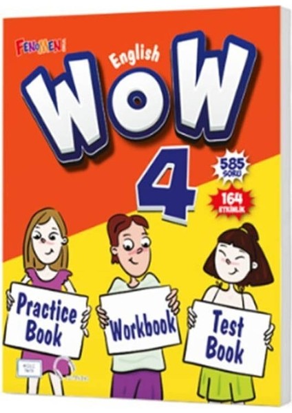 Fenomen 2026 4. Sınıf Wow English Practice Book Workbook Test Book