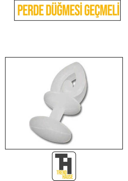 Perde Düğmesi – Geçmeli Tip (100’LÜ Paket)