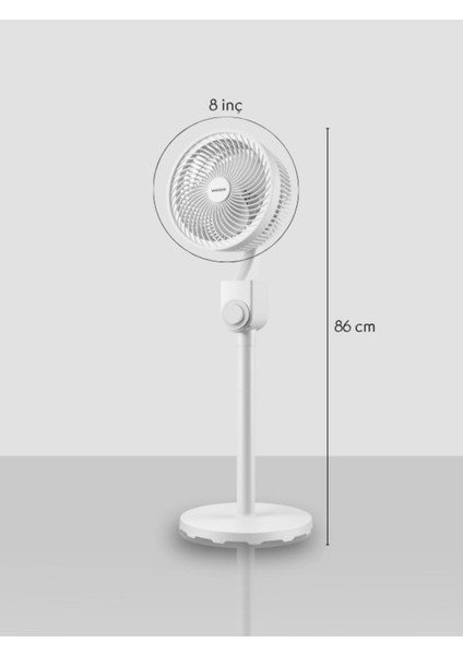 8 Inch Otomatik Sağ Sol Salinimli 86 cm Vantilatör fiyatları