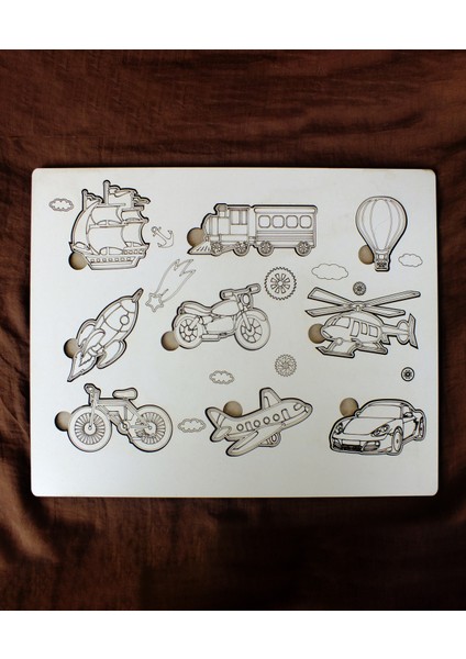 Ahşap Puzzle 0-6 Yaş