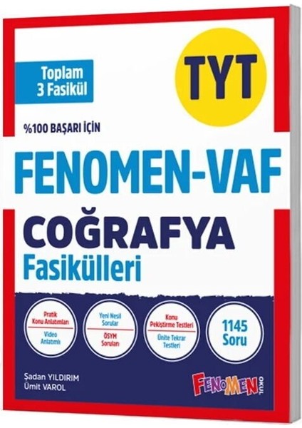 Fenomen 2026 Tyt Vaf Coğrafya Fasikülleri Seti