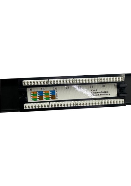 16 Port Cat6 Patch Panel 16 Port Ethernet Panel fırsatları