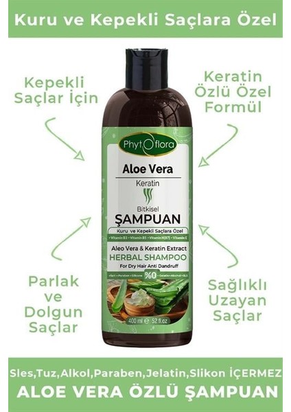 Aloe Vera ve Keratinli Bitkisel Şampuan fiyatları
