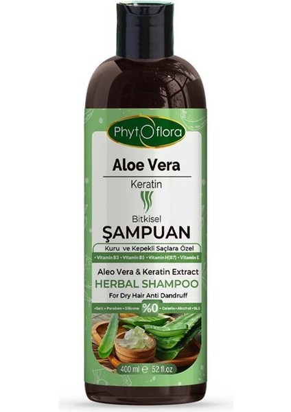 Aloe Vera ve Keratinli Bitkisel Şampuan modelleri