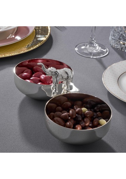 Ganesha Ikili Gümüş Çerezlik fiyatları