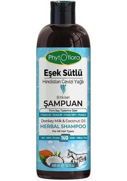 Eşek Sütlü Hindistan Cevizi Yağlı Bitkisel Şampuan modelleri