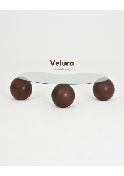 Modern Orta Sehpa & Cam Sehpa & Küre Sehpa & Top Sehpa - Koyu Ceviz indirimleri