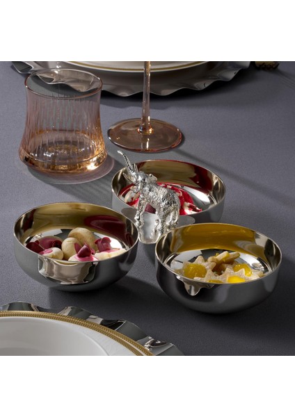 Jumbbo Ganesha Üçlü Gümüş Çerezlik fırsatları