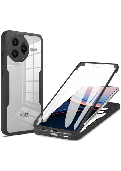 Xiaomi Poco F7 Ultra 5g Akrilik + Tpu Şeffaf Telefon Kılıfı ve Pet Ekran Filmi (Yurt Dışından)