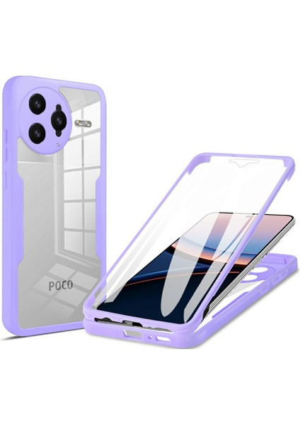 Xiaomi Poco F7 Ultra 5g Akrilik + Tpu Şeffaf Telefon Kılıfı ve Pet Ekran Filmi (Yurt Dışından)