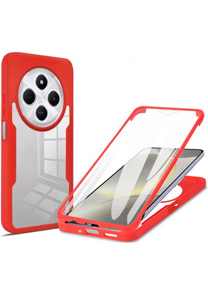 Xiaomi Redmi 14C 4g / Poco C75 4g Akrilik + Tpu Şeffaf Kılıf ve Pet Ekran Filmi (Yurt Dışından)