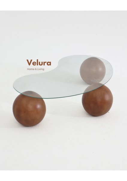 Modern Orta Sehpa & Cam Sehpa & Küre Sehpa & Top Sehpa - Ceviz fiyatları