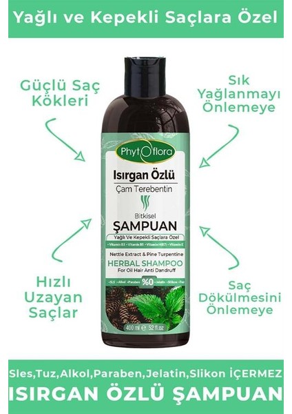 Isırgan Özlü Çam Terebentin Özlü Bitkisel Şampuan fiyatları